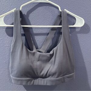 Athleta Exhale Rib Sports Bra, A-C Cups, Size L, 657792